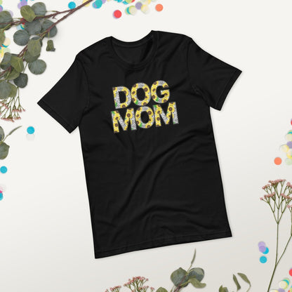 Yellow Sunflowers Dog Mom T-Shirt