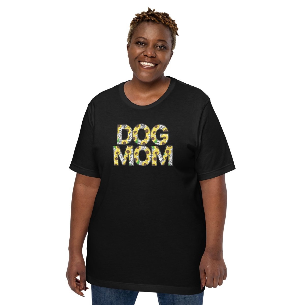Yellow Sunflowers Dog Mom T-Shirt