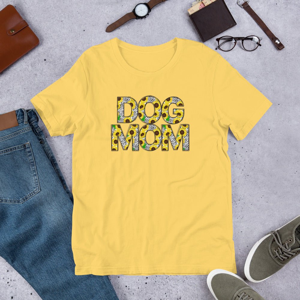 Yellow Sunflowers Dog Mom T-Shirt