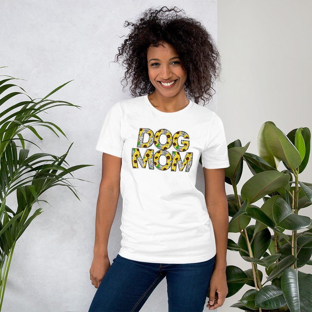 Yellow Sunflowers Dog Mom T-Shirt