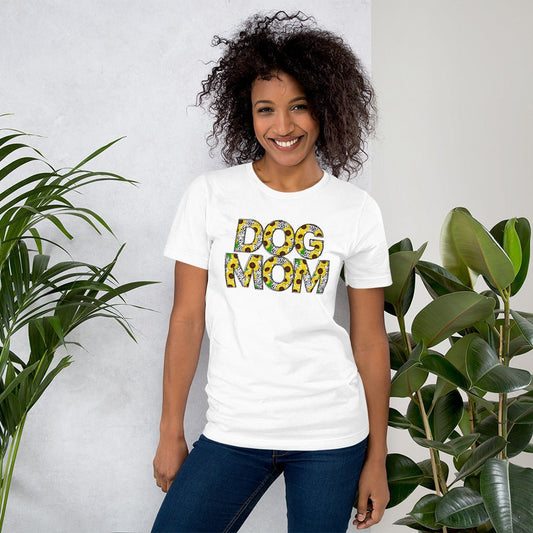 Yellow Sunflowers Dog Mom T-Shirt
