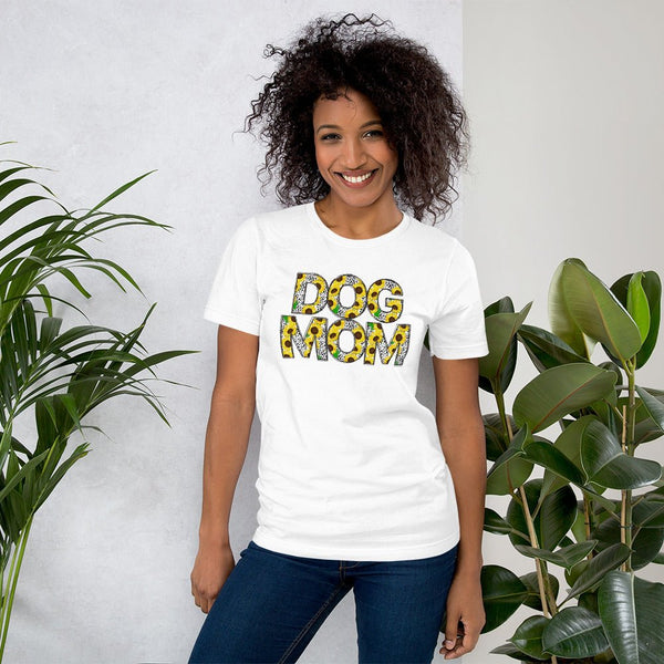 Yellow Sunflowers Dog Mom T-Shirt