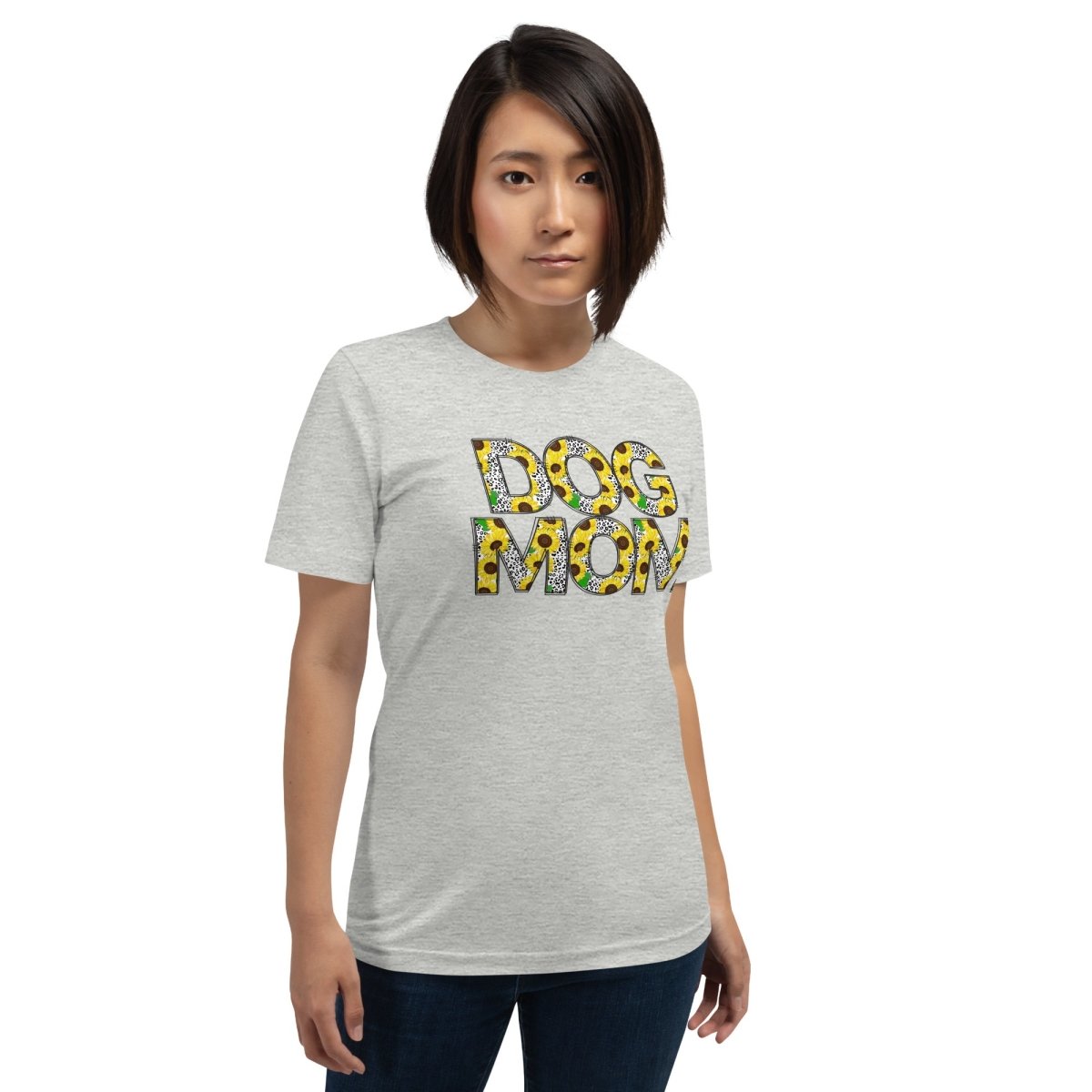 Yellow Sunflowers Dog Mom T-Shirt