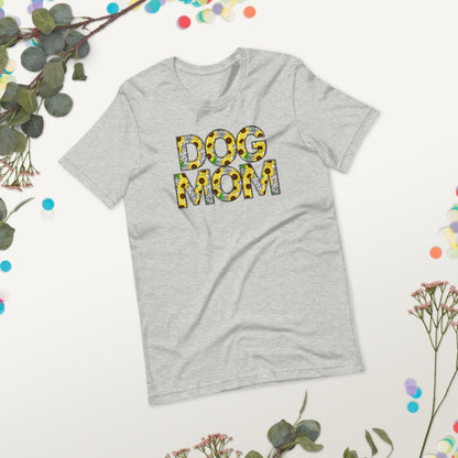 Yellow Sunflowers Dog Mom T-Shirt