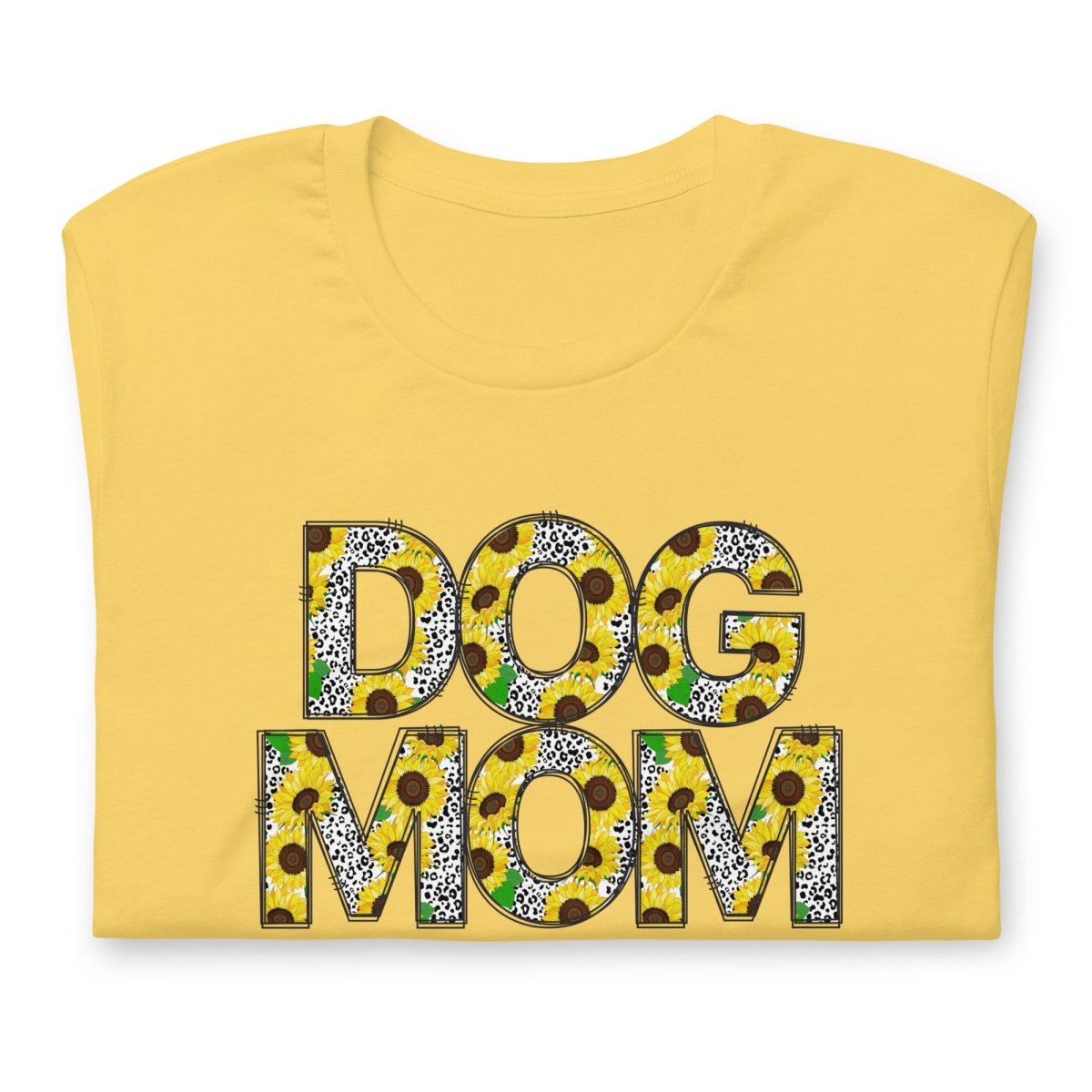 Yellow Sunflowers Dog Mom T-Shirt
