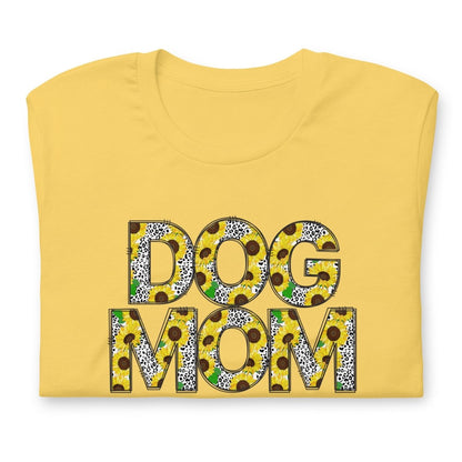 Yellow Sunflowers Dog Mom T-Shirt