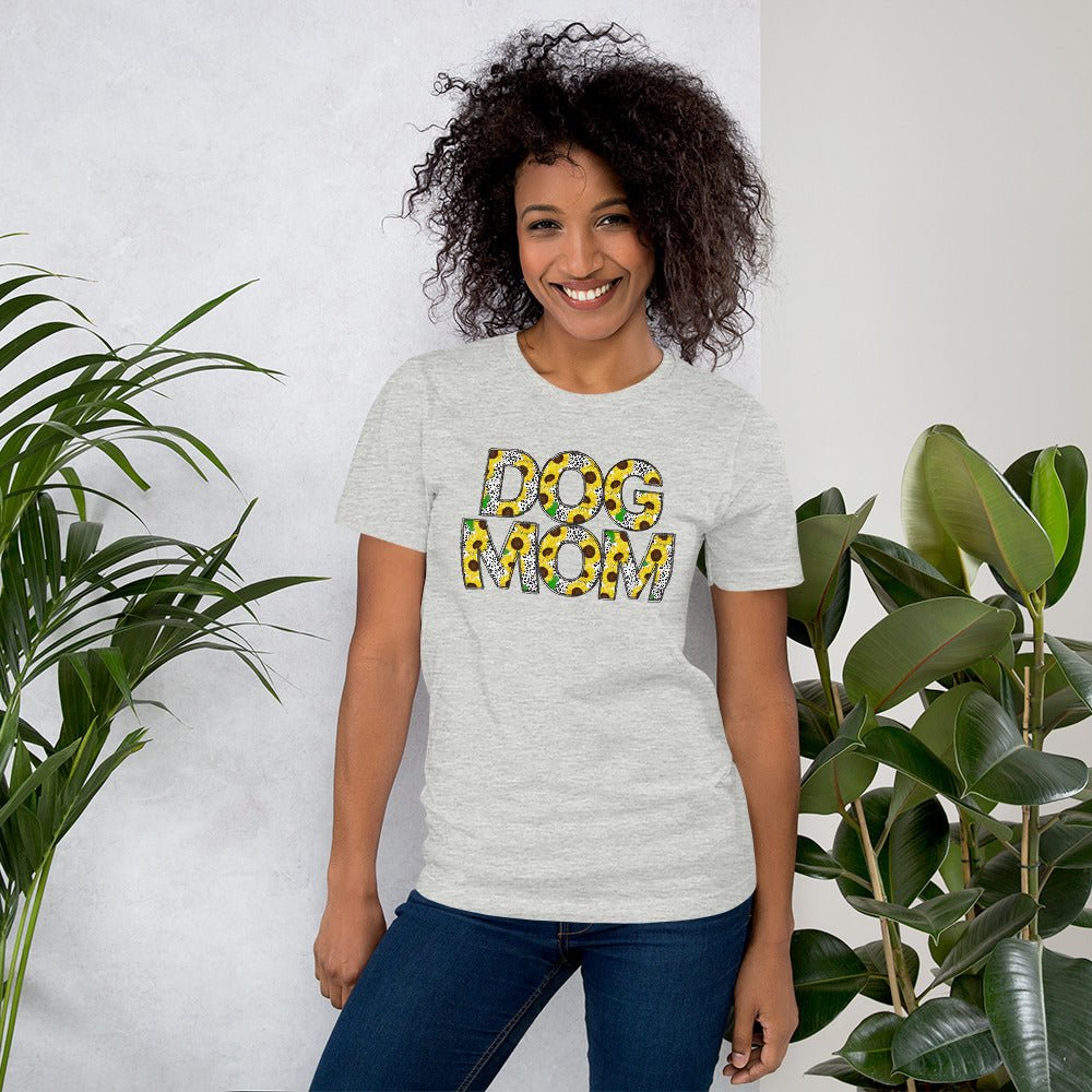Yellow Sunflowers Dog Mom T-Shirt