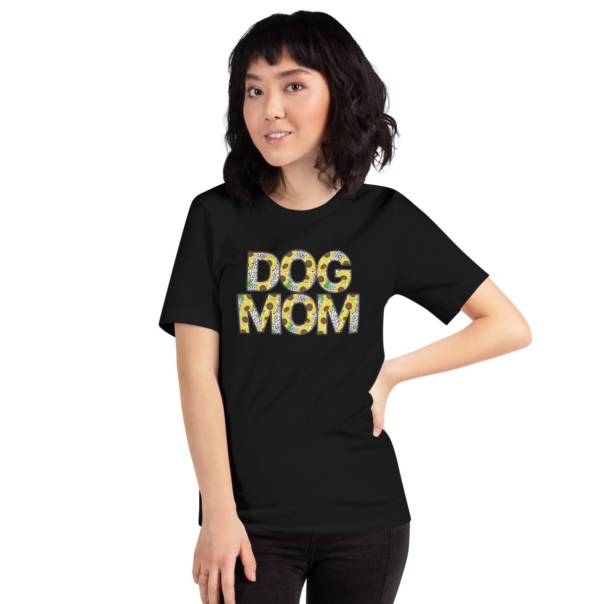 Yellow Sunflowers Dog Mom T-Shirt