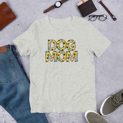 Yellow Sunflowers Dog Mom T-Shirt